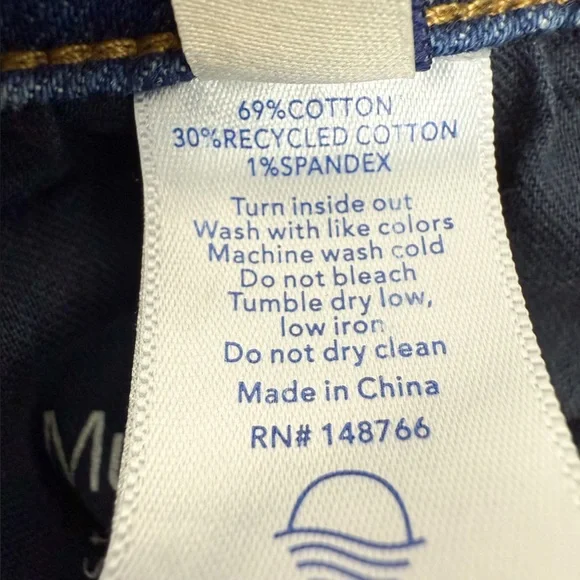 Oliver Logan Mulberry Straight Leg High Rise Relaxed Jeans Size 26 - Picture 16 of 16